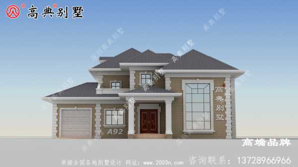 二层精致户型自建洋房别墅