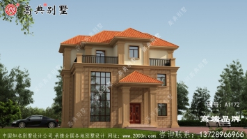 欧式三层农村自建别墅设计含施工图