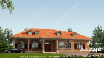 单层楼设计图，在农村建别墅是一个很好的户型