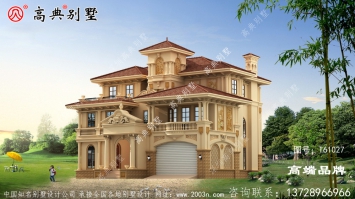 豪华大气三层欧式别墅设计图