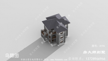 素雅中式三层别墅，适合农村养老