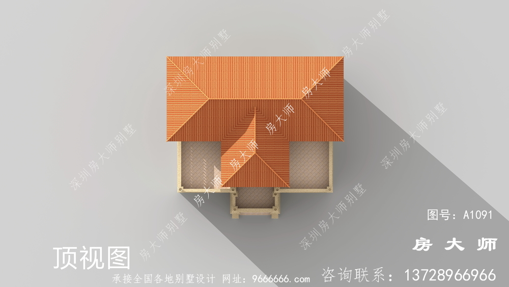 167平米三层新农村建设房屋建筑施工设计图纸带外型图