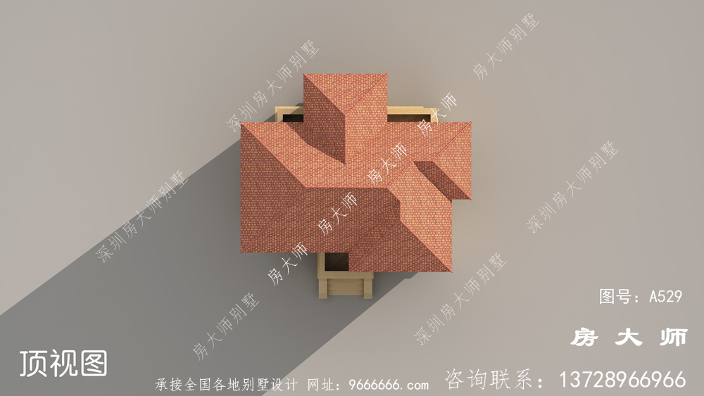  三层别墅，欧式风格别墅效果图