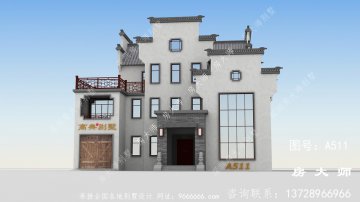 把家建成理想中的样子,三层中式