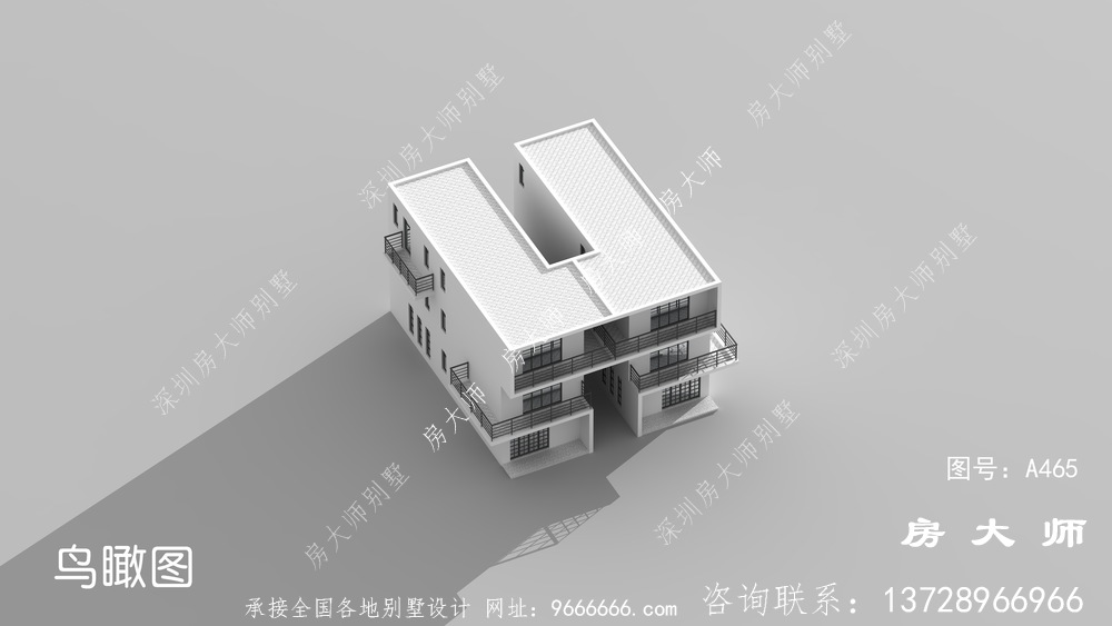 现代简约农村小别墅,合理布局室内空间使用率高,合适新农村建设建