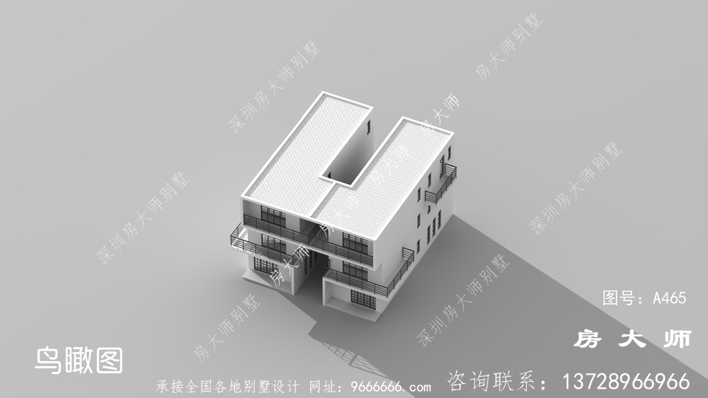 现代简约农村小别墅，合理布局室内空间使用率高，合适新农村建设建