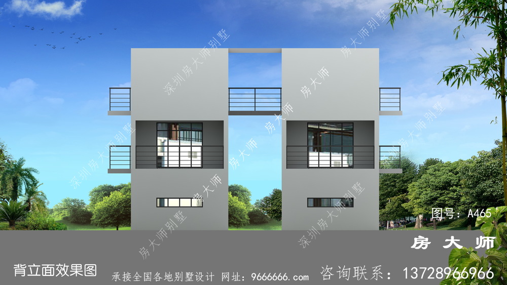 现代简约农村小别墅,合理布局室内空间使用率高,合适新农村建设建