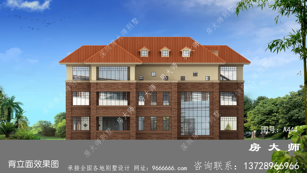 建房就照着这样建，三层欧式风格别墅