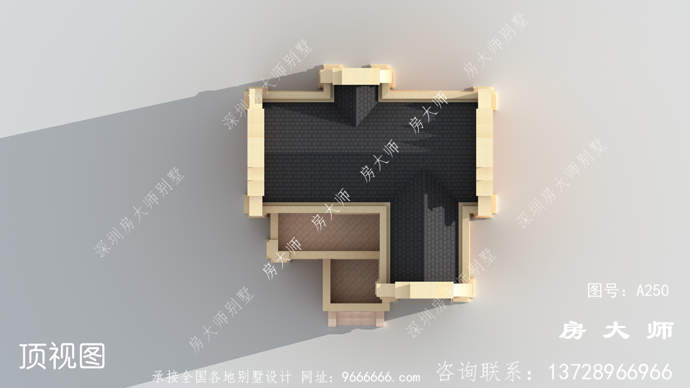 布局合理外观大方农村别墅户型