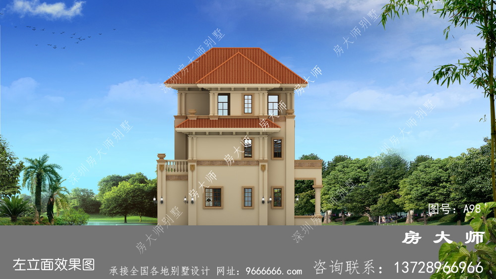 大气实在意大利风格别墅，回家过年团圆热闹。