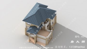 超适合农村建的功能布局,法式风