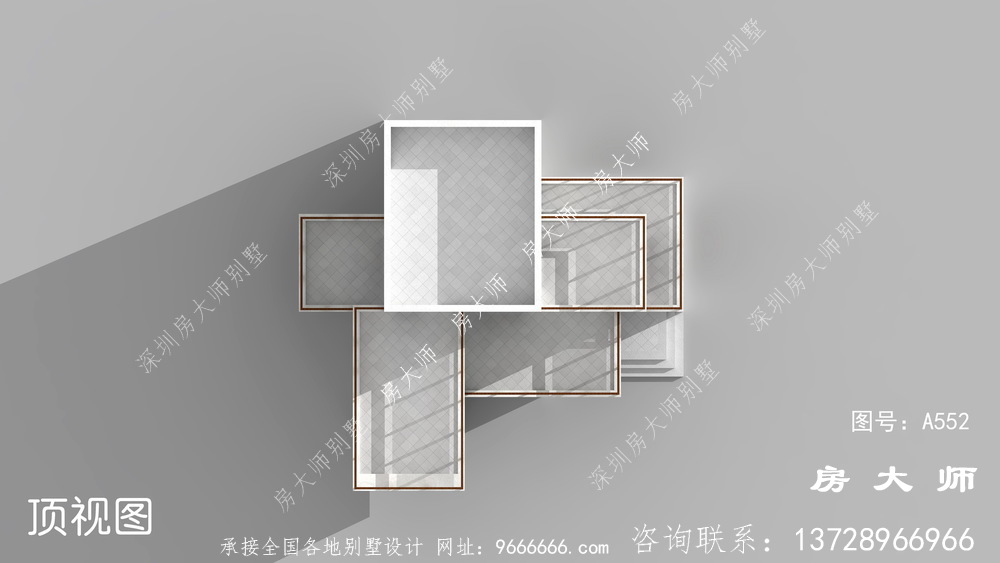 适合农村自建的现代风格平屋顶别墅