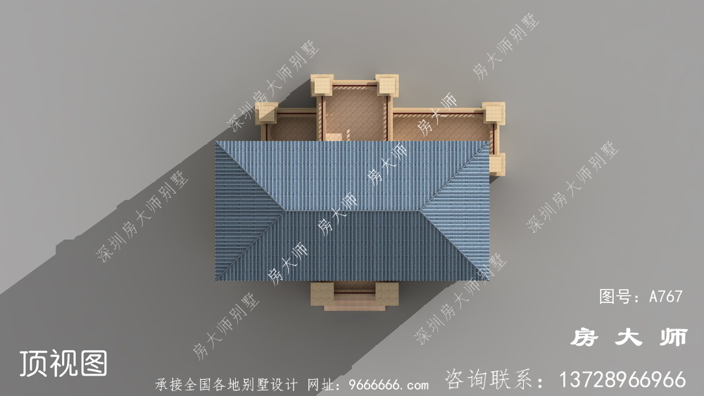 超正的农村复式别墅户型，四层法式风格别墅