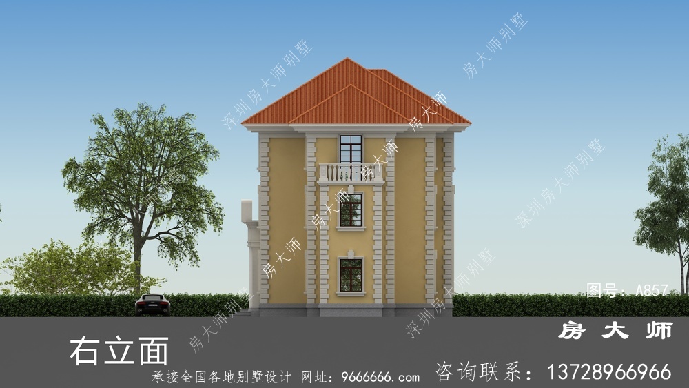 洋气又大方的，法式风格别墅