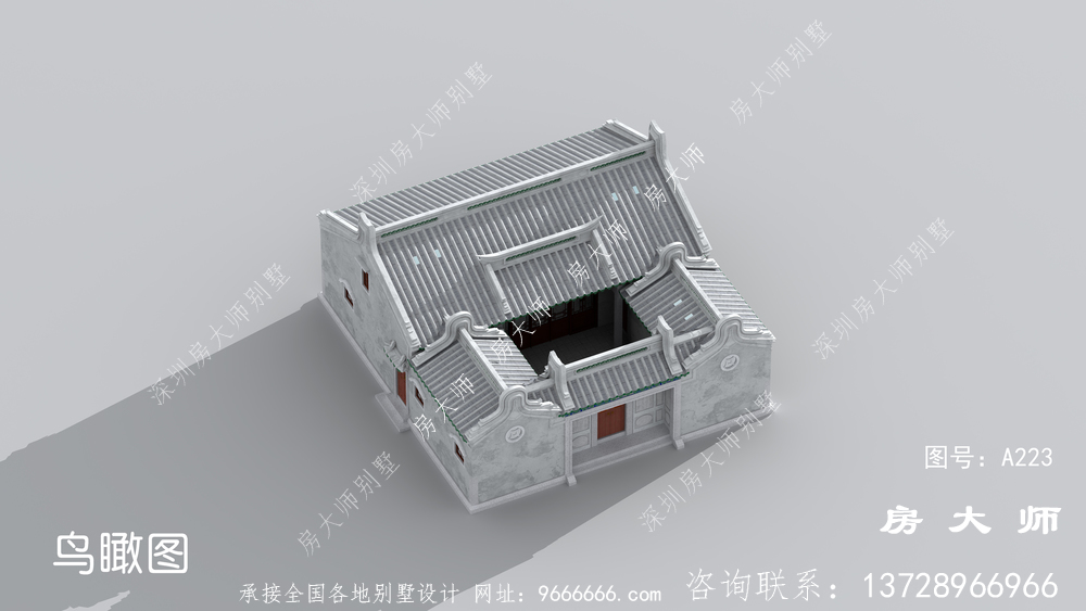 农村别墅之传统,潮派别墅户型图纸