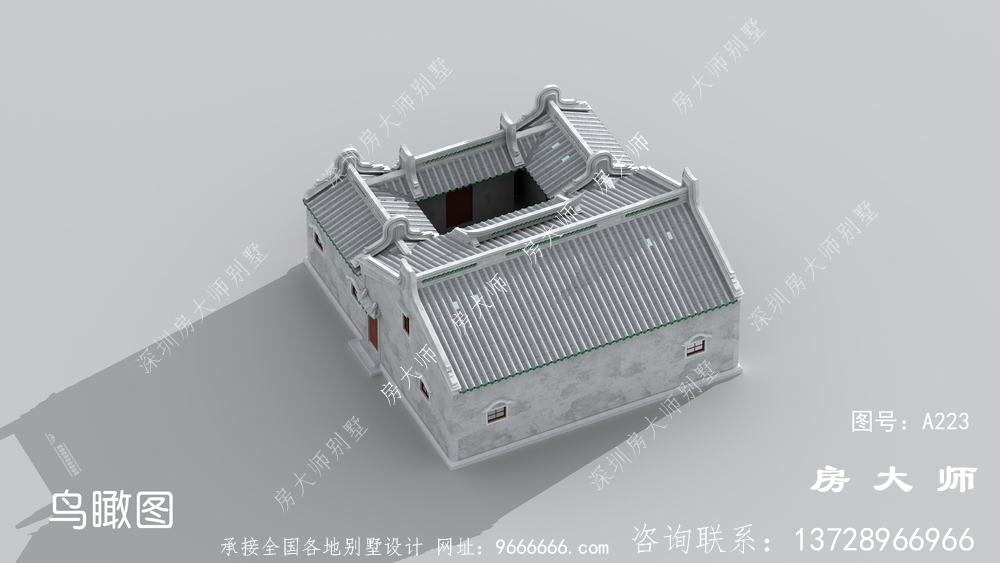 农村别墅之传统,潮派别墅户型图纸