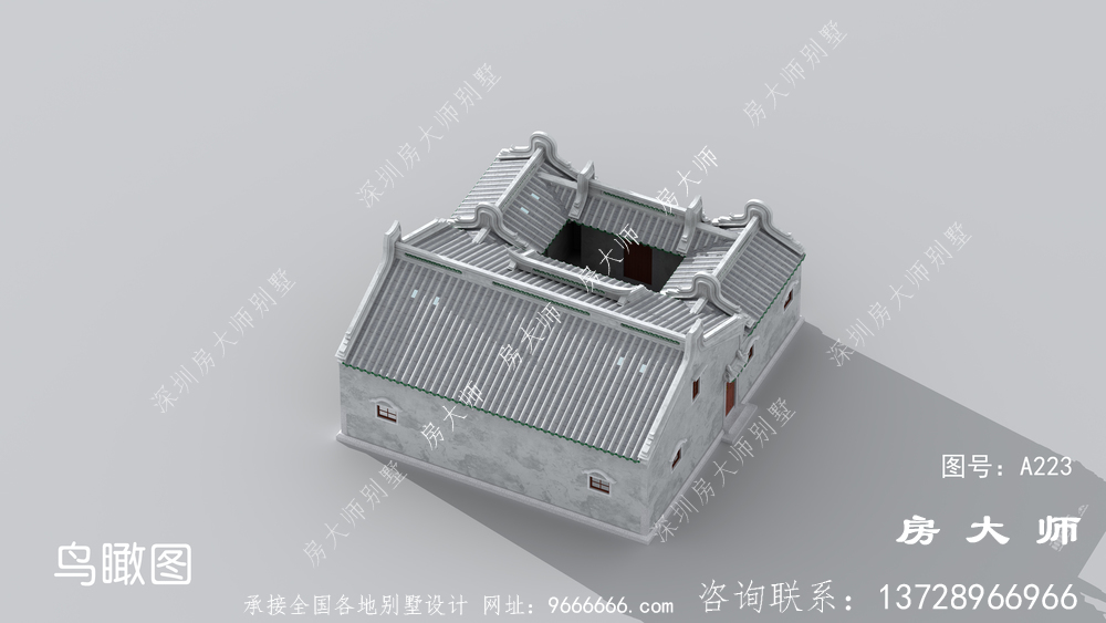 农村别墅之传统,潮派别墅户型图纸