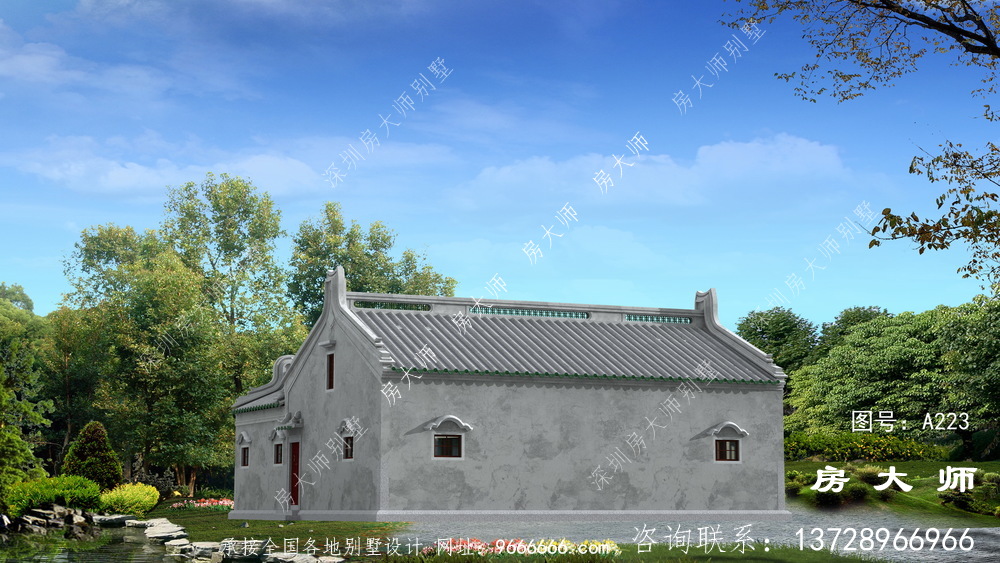 农村别墅之传统,潮派别墅户型图纸