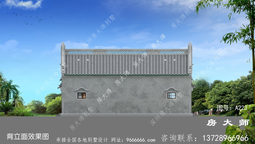 农村别墅之传统,潮派别墅户型图纸