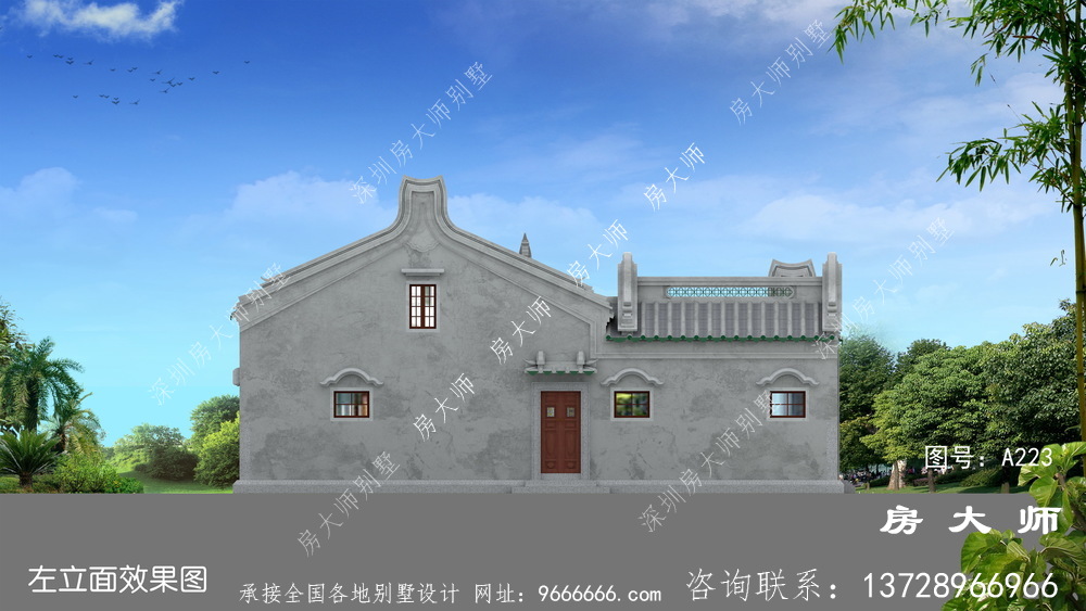农村别墅之传统,潮派别墅户型图纸