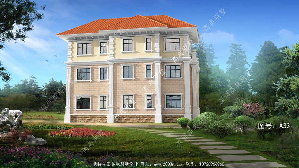 返乡下无马车之喧,建一栋别墅享受幽静生活
