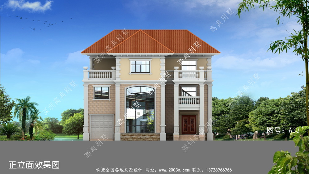 返乡下无马车之喧,建一栋别墅享受幽静生活