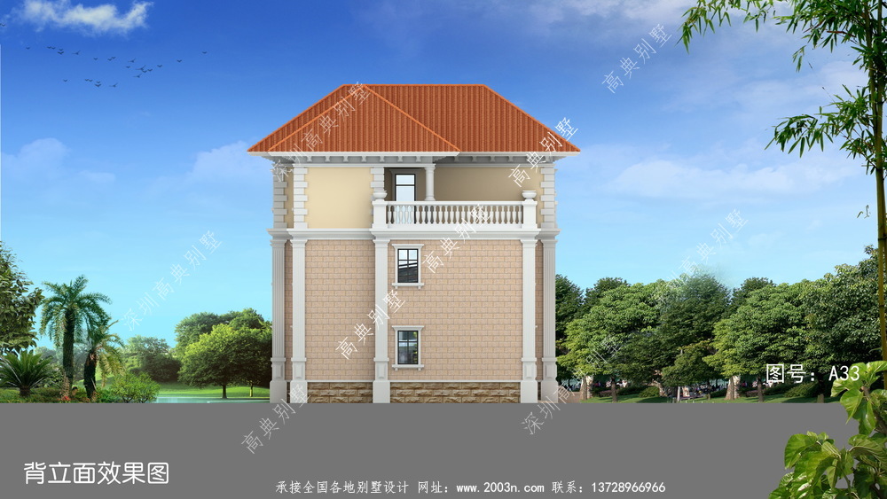 返乡下无马车之喧,建一栋别墅享受幽静生活