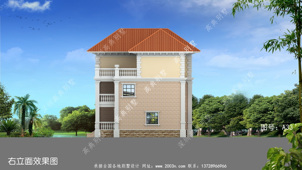 返乡下无马车之喧,建一栋别墅享受幽静生活