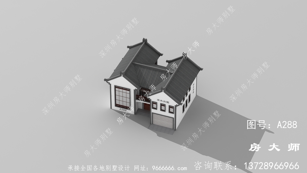 外观美造价低，潮派别墅好户型