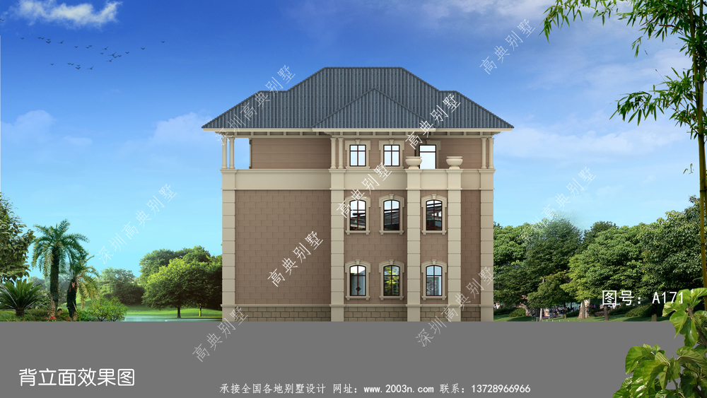复式三层别墅设计方案让家庭的温暖得以延续。