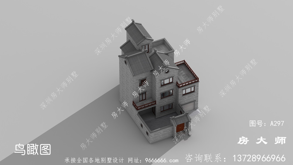 三层欧式风格私人别墅，经济实用的好户型