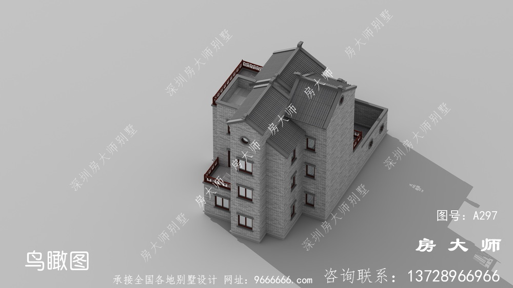 三层欧式风格私人别墅，经济实用的好户型