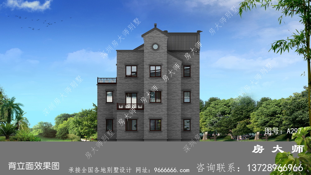 三层欧式风格私人别墅，经济实用的好户型