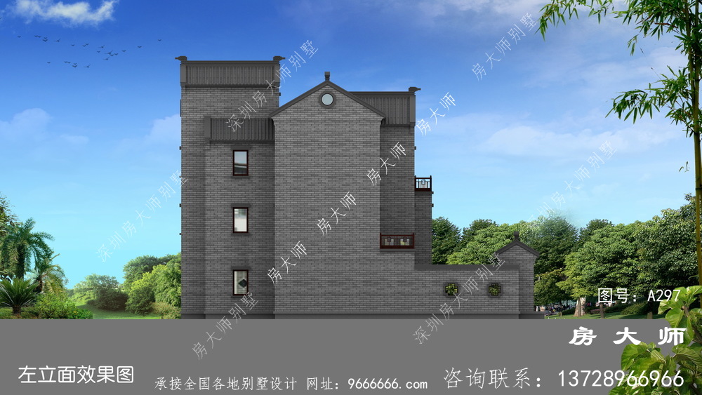 三层欧式风格私人别墅，经济实用的好户型