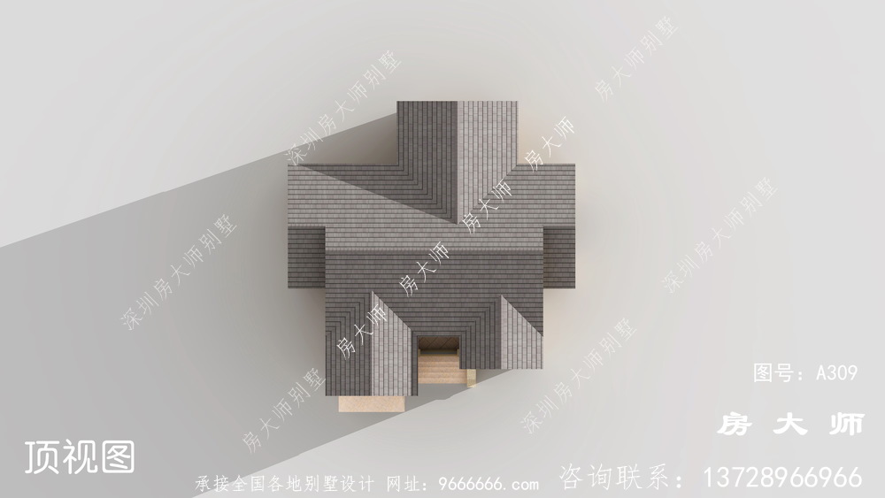 新农村自建豪华欧式风格别墅设计图
