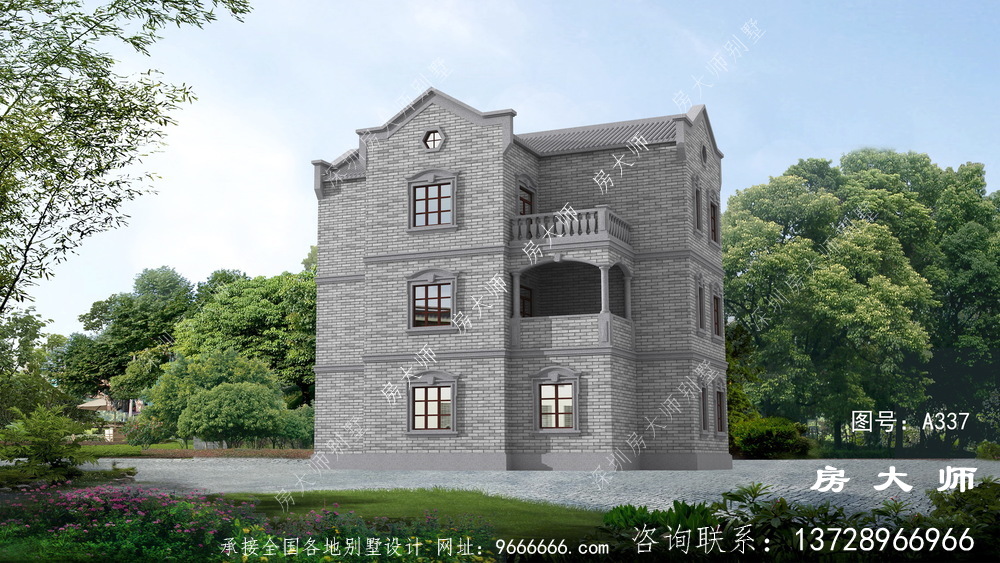 经典大气新中式别墅设计效果大图
