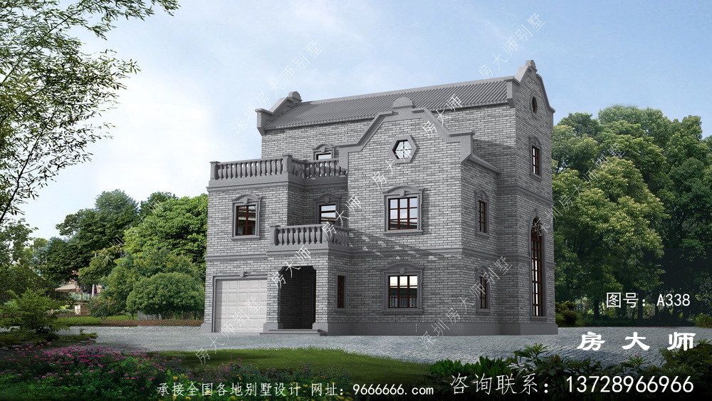 体面又气派的中式别墅设计效果图