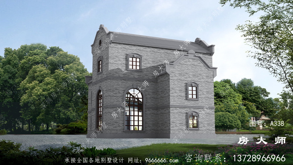 体面又气派的中式别墅设计效果图