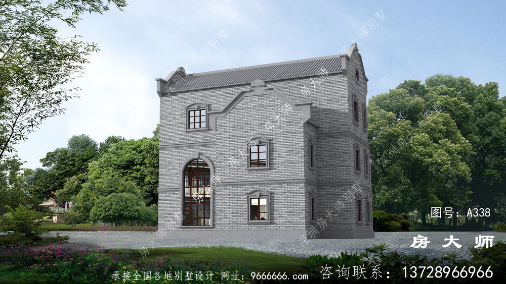 体面又气派的中式别墅设计效果图