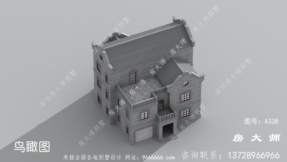 体面又气派的中式别墅设计效果图