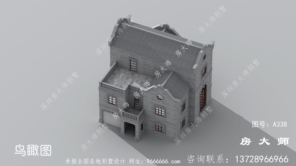 体面又气派的中式别墅设计效果图