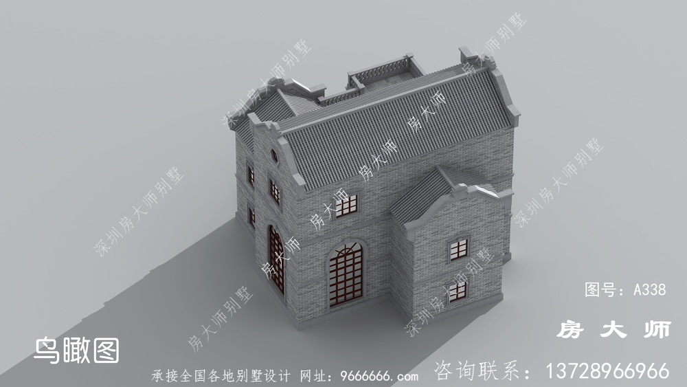 体面又气派的中式别墅设计效果图