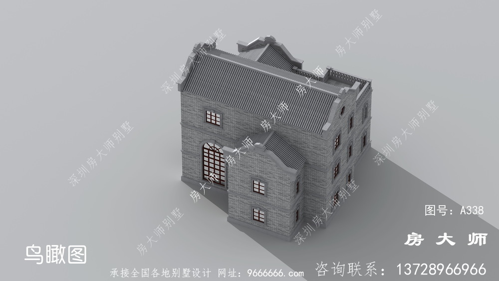 体面又气派的中式别墅设计效果图