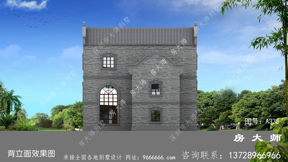 体面又气派的中式别墅设计效果图