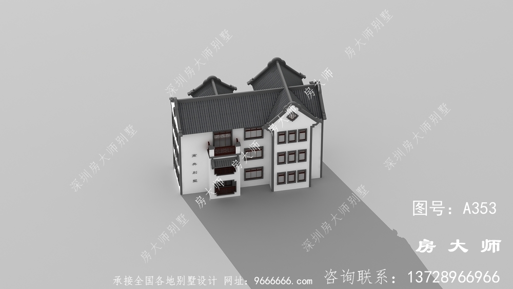 三层中式别墅，农村人理想的家