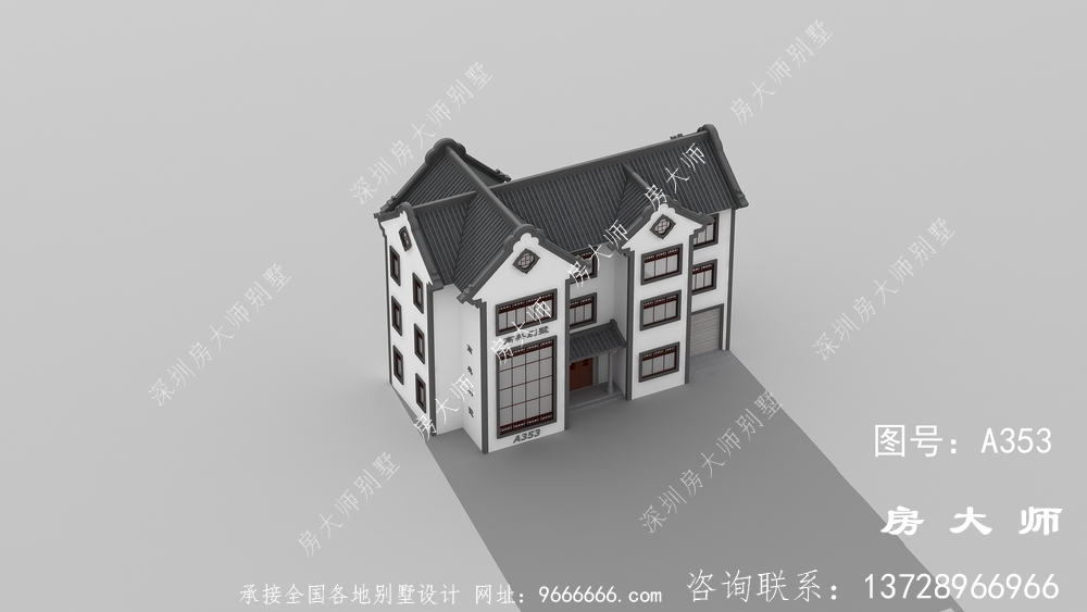 三层中式别墅，农村人理想的家