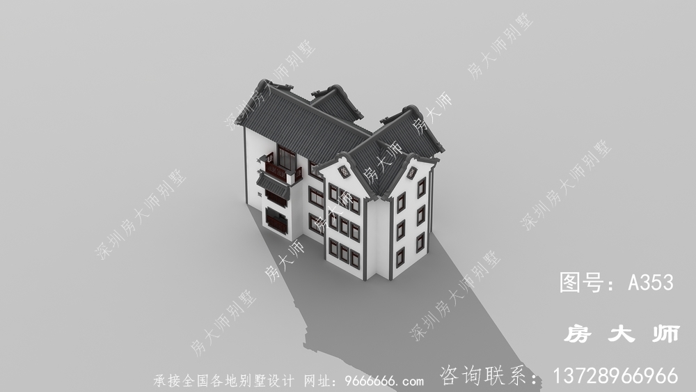 三层中式别墅，农村人理想的家