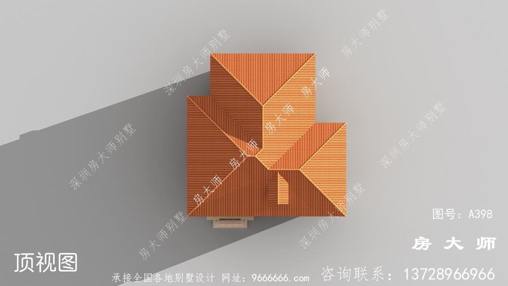 农村自建最新款欧式风格别墅设计效果图