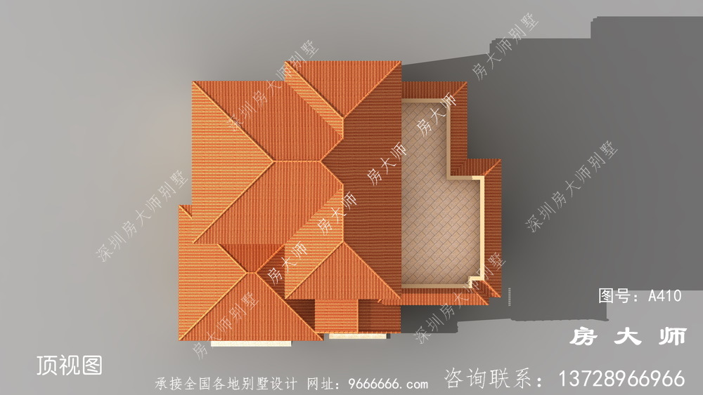 独特欧式风格农村别墅设计效果图