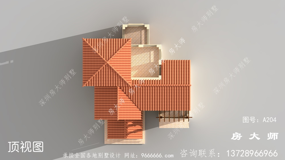 三层乡村自建房设计图，房型大气实用